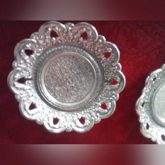 Brevetatto Italy Vintage Silver And Ceramic 19 Piece Tea Set - Picture 6 of 8